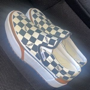 Checkered Vans platform